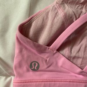 Pink lulu lemon bra